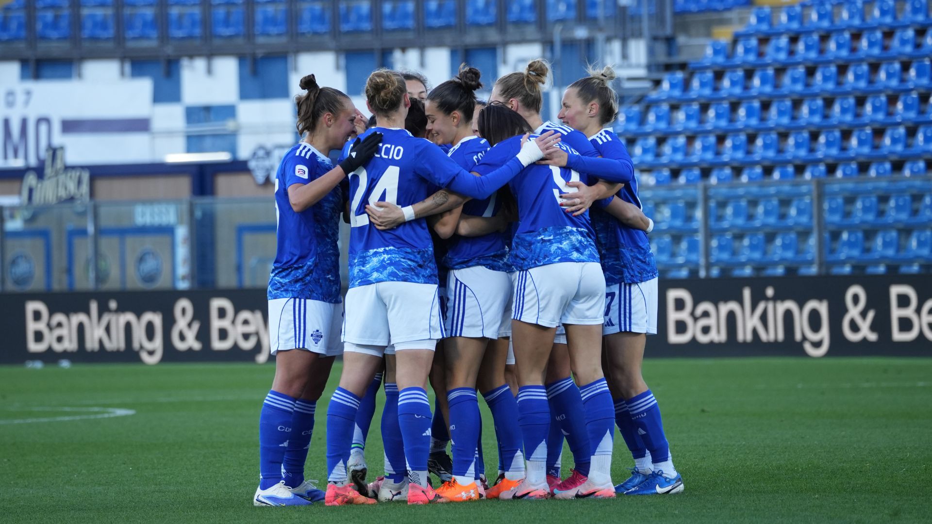 Como 1907 Women to Face Juventus at the Sinigaglia